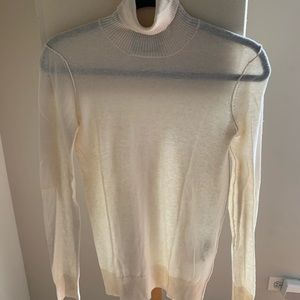 Dolce & Gabbana Cashmere/Silk Turtleneck Blouse